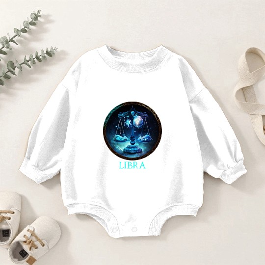 Embrace Your Libra Identity: Libra Pride Zodiac Baby Romper Sweatshirts