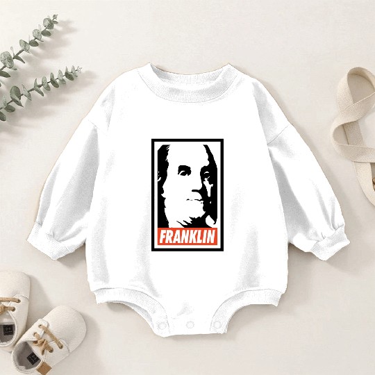 Benjamin Franklin Baby Romper Sweatshirts