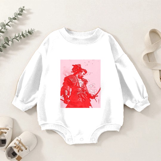 Samurai Japan Japanese Anime Katana Manga samurai Baby Romper Sweatshirts