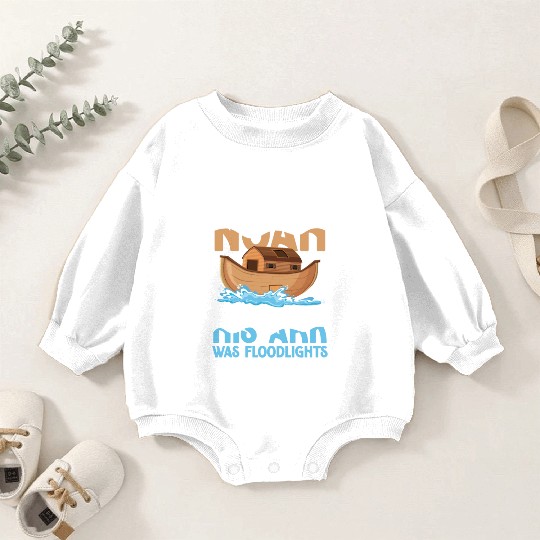 Noah Had Used In His Ark Was Floodlights Baby Romper Sweatshirts
