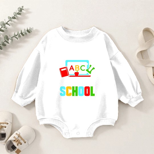 Back To School Grade Pupil Teacher Baby Romper Sweatshirts