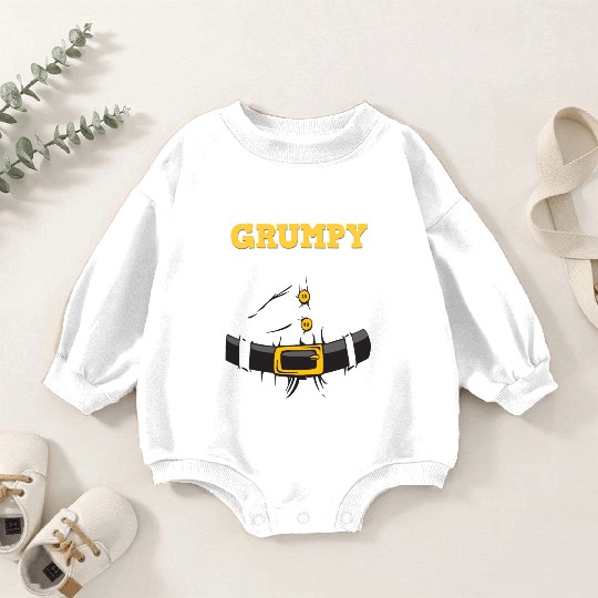 Grumpy Santa Claus - Ugly Christmas Baby Romper Sweatshirts