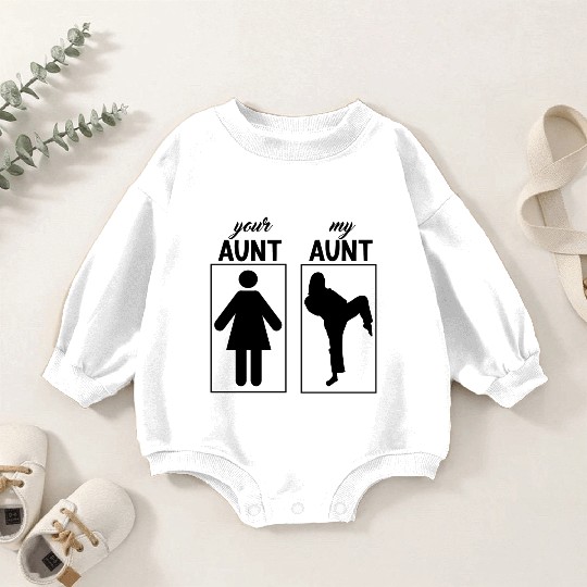 Your Aunt My Aunt Is Cooler Aunt Baby, Funny Aunt Baby Romper Sweatshirts