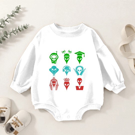 Alien Crew Dance Baby Romper Sweatshirts