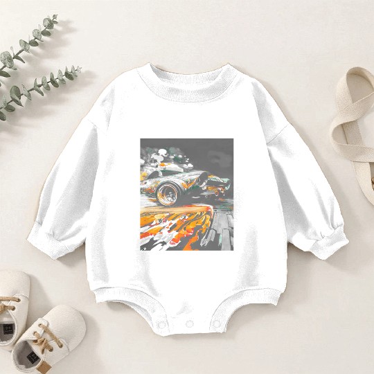 Car Muscle Car Vintage Retro classic car Baby Romper Sweatshirts