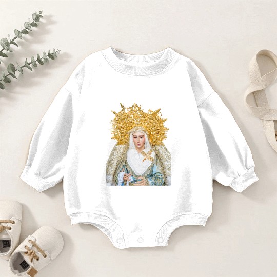 Virgin Mary Mother of Jesus Madonna Baby Romper Sweatshirts
