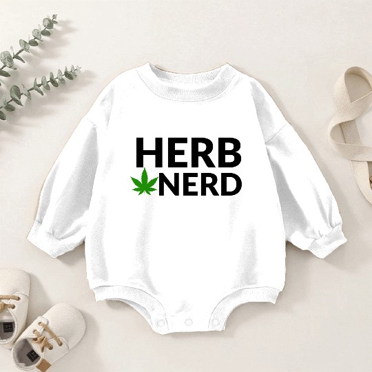 HERB NERD Baby Romper Sweatshirts