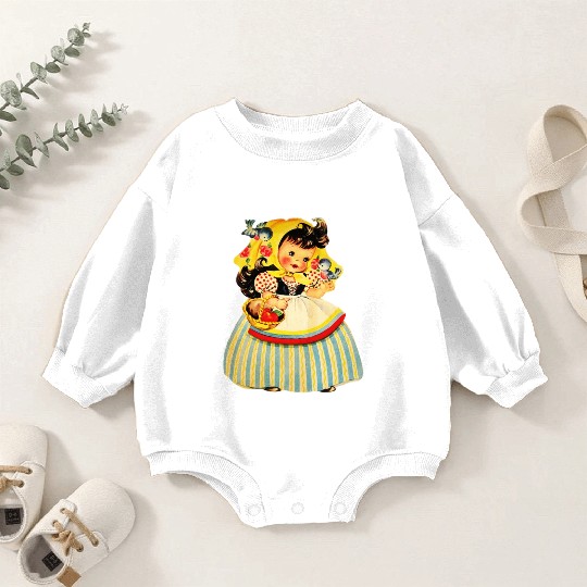 Vintage Spring Baby Romper Sweatshirts