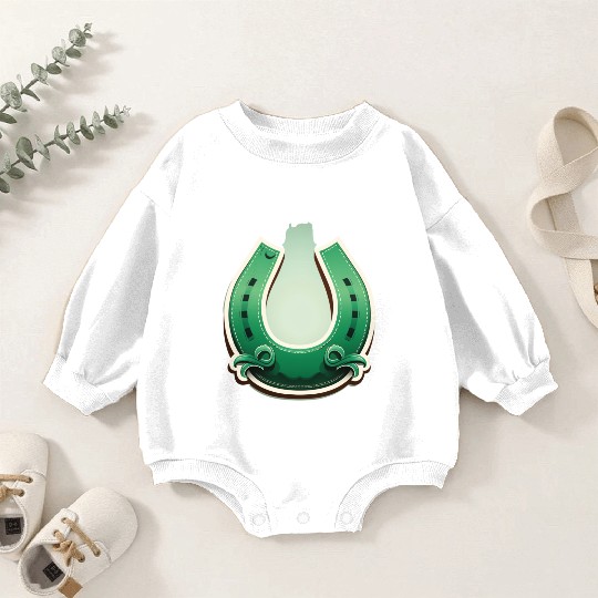 A horseshoe for good luck T--Baby Romper Sweatshirts