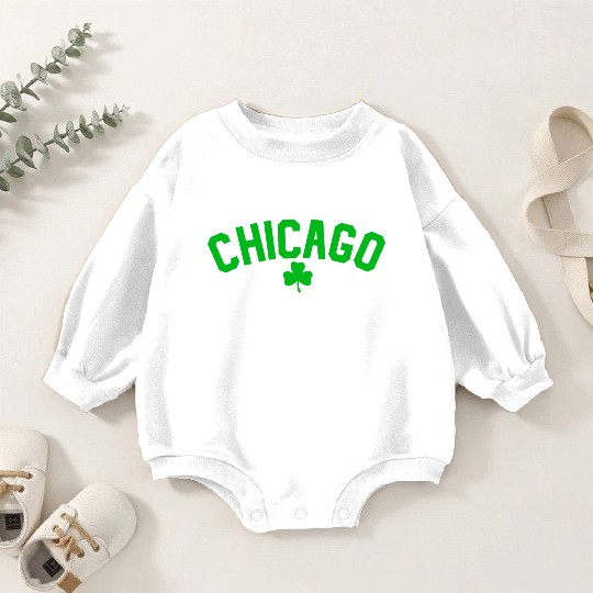 CHICAGO SHAMROCK Baby Romper Sweatshirts
