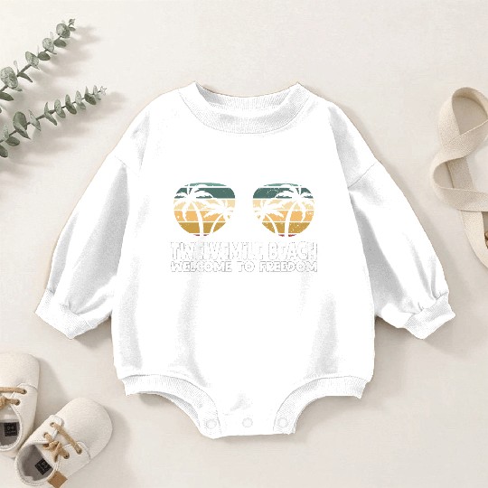 Twelvemile Beach Welcome to Freedom Vacation Sayin Baby Romper Sweatshirts