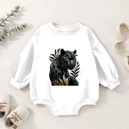 The power of the black panther Baby Romper Sweatshirts