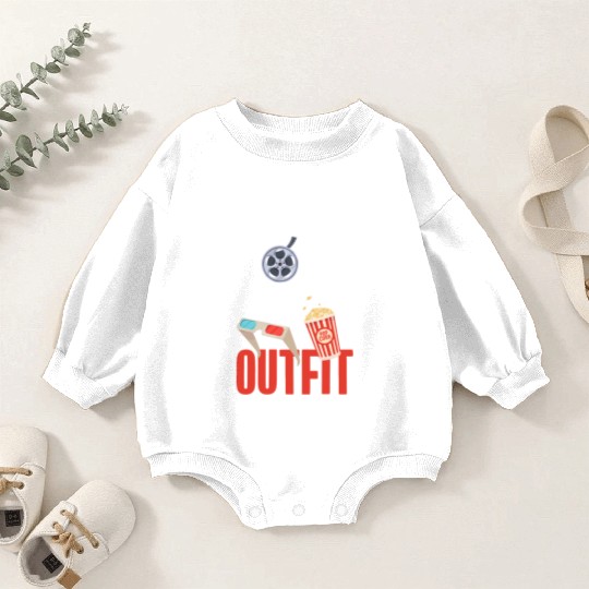 Movie Star Camera Film Festival Hollywood Baby Romper Sweatshirts