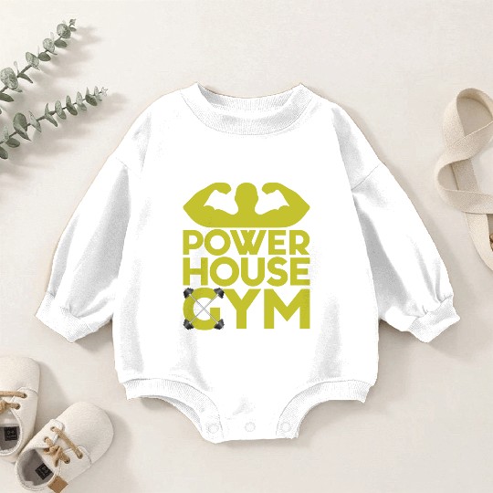Powerhouse Gym Baby Romper Sweatshirts
