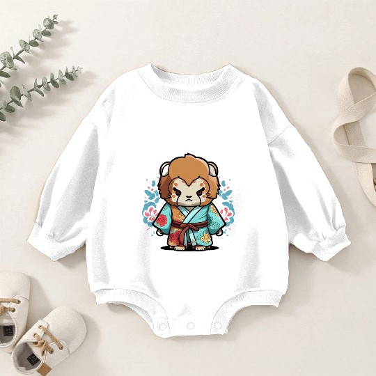 Lion kimono Baby Romper Sweatshirts