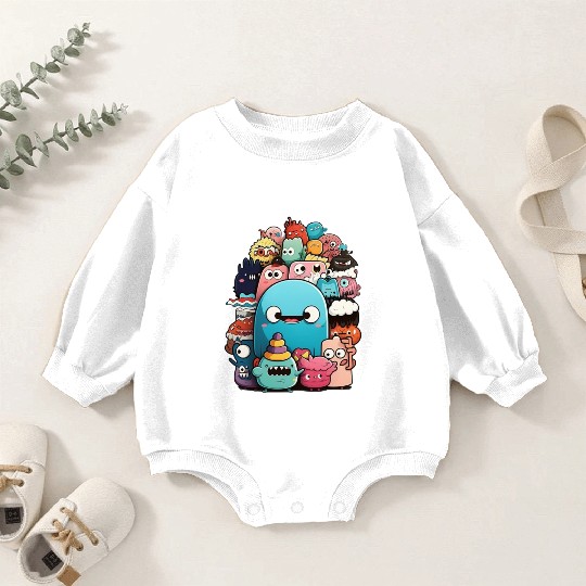my imaginary friends Baby Romper Sweatshirts