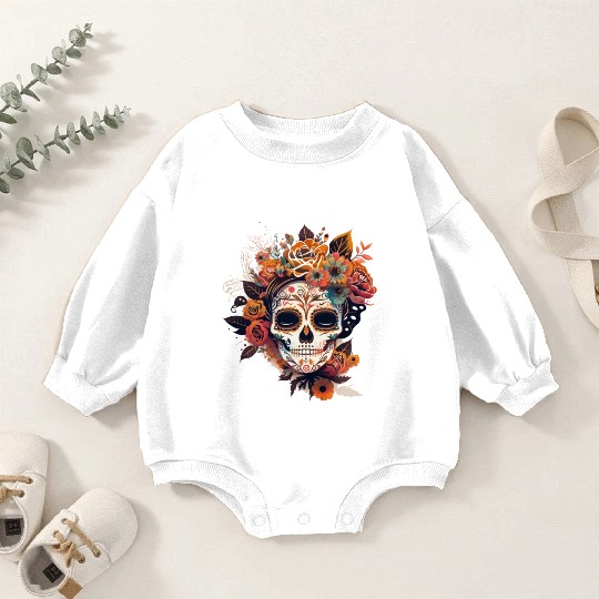 Frida Mexican frida kahlo woman painter art Baby Romper Sweatshirts