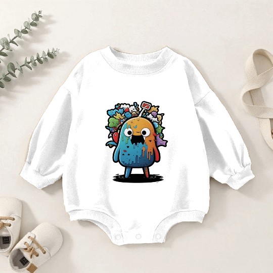 my imaginary friends Baby Romper Sweatshirts