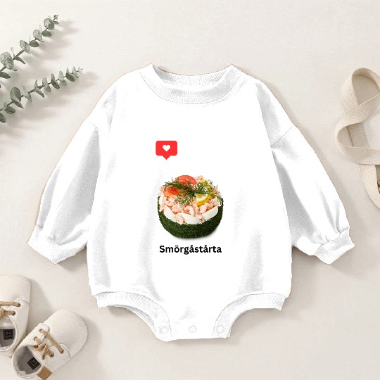 Swedish Sandwich Cake Baby Romper Sweatshirts