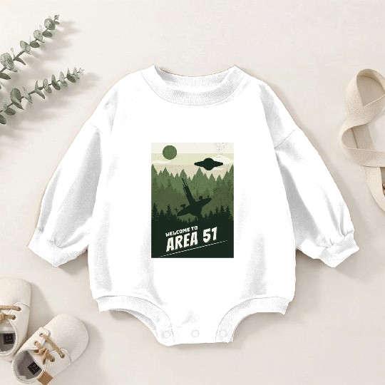 Welcome To area 51 Baby Romper Sweatshirts