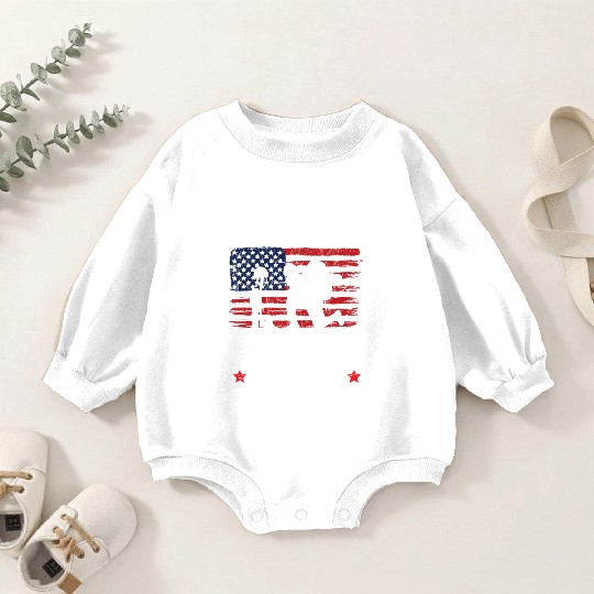 Never Forget Freedom Is Not Free USA Memorial Day Baby Romper Sweatshirts
