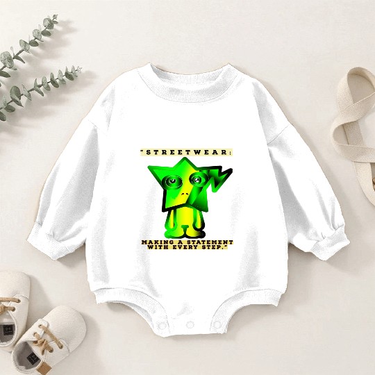 Streetwear Making A Statement with every step Baby Romper Sweatshirts