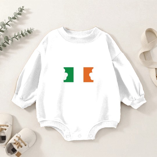 Ireland Flag Baby Romper Sweatshirts
