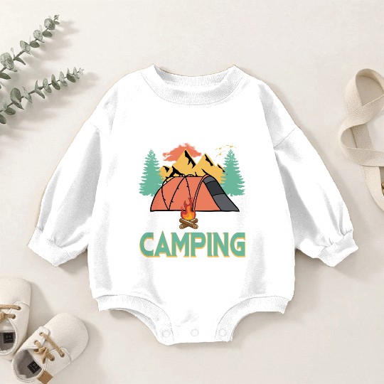 Camping | Wildlife Baby Romper Sweatshirts