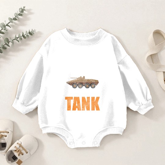 Leopard Combat Combat Vehicle Armed Forces Baby Romper Sweatshirts