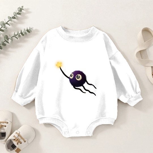 little soot sprite Baby Romper Sweatshirts