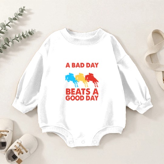Funny Equestrian Horse Riding Show Jumping Baby Romper Sweatshirts