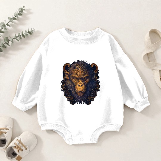 Monkey Chinese Zodiac Animal Horoscope Astrology Baby Romper Sweatshirts