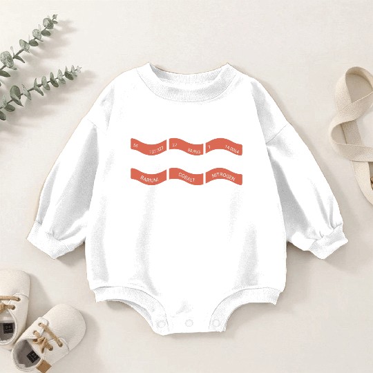 Funny Science Pun Bacon Periodic Table Baby Romper Sweatshirts