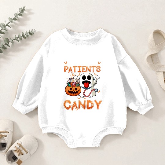 Nurse Halloween Will Trade Patients For Candy Baby Romper Sweatshirts