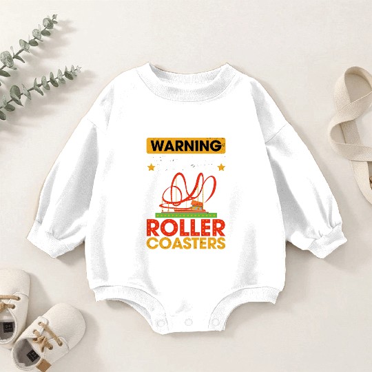 Vintage Roller Coaster Roller Coaster Lover Baby Romper Sweatshirts