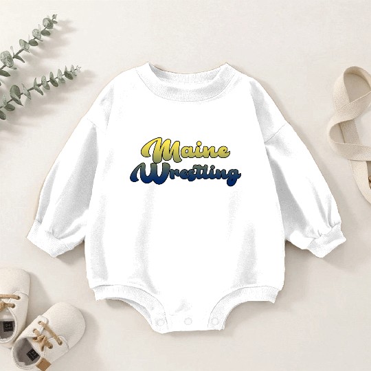 Maine Wrestling Baby Romper Sweatshirts