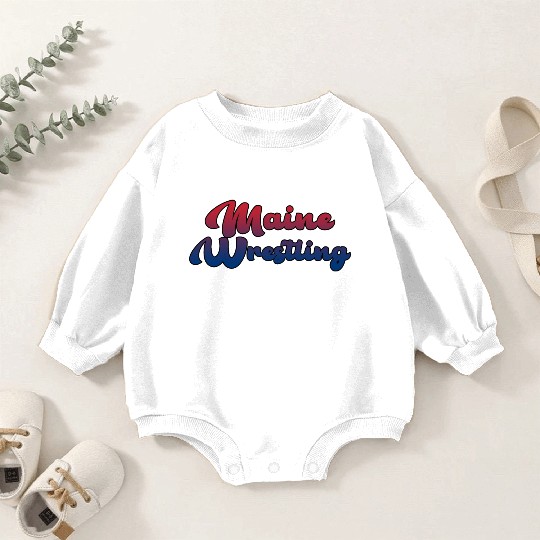 Maine Wrestling Baby Romper Sweatshirts