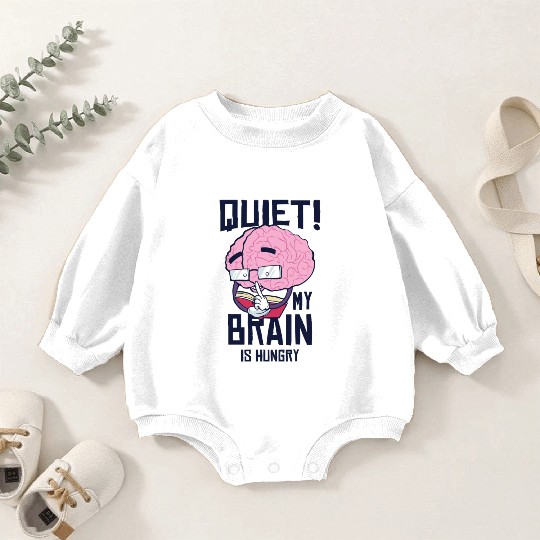 Book Lover Brain Reading Books Literature Baby Romper Sweatshirts