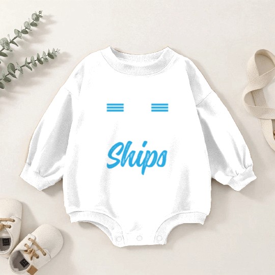 Ship captain only interested in ships boat owner Baby Romper Sweatshirts