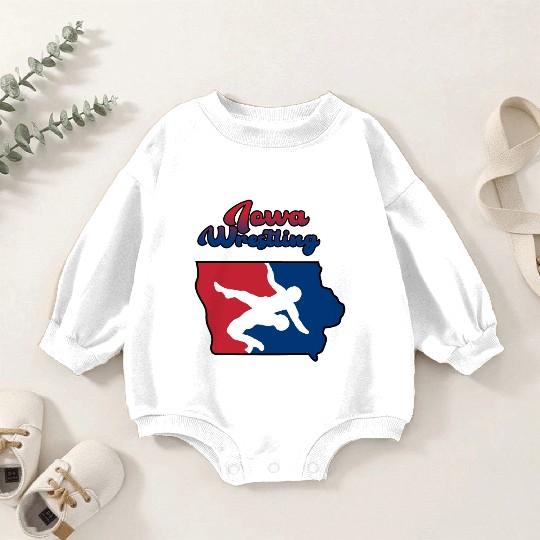 Iowa Wrestling Baby Romper Sweatshirts