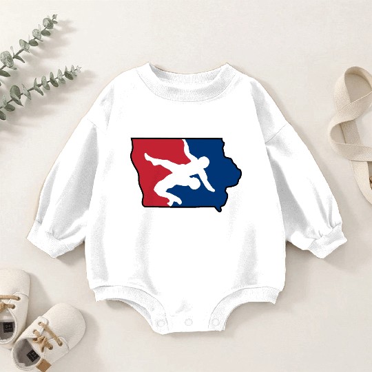 Iowa Wrestling Baby Romper Sweatshirts