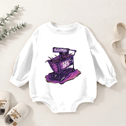 Trolley Black Friday Baby Romper Sweatshirts