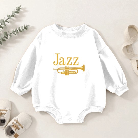 Jazz music improvisation festival Baby Romper Sweatshirts