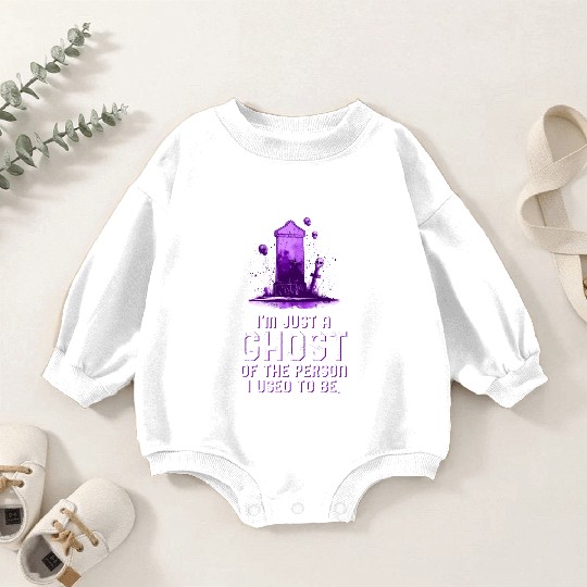 A Ghost Of Who I Used To Be Emo Unisex Baby Romper Sweatshirts