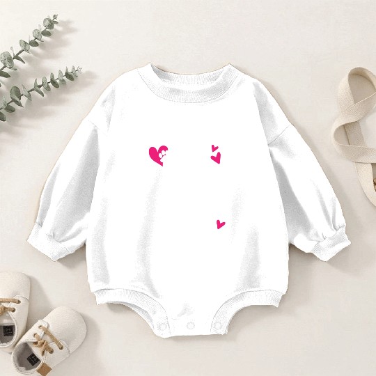 My Dog Is My Valentine Baby Romper Sweatshirts Outfit for Dog Lover