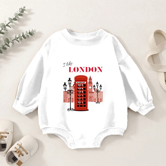 I Like London Baby Romper Sweatshirts
