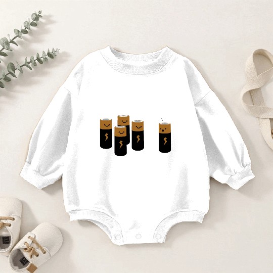 AA (battery) meeting Funny Humor Baby Romper Sweatshirts