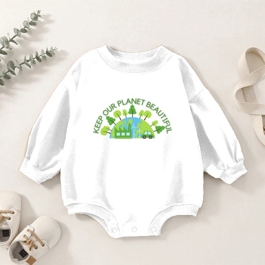 Save The Earth Its The Only Planet With Cat Baby Romper Sweatshirts