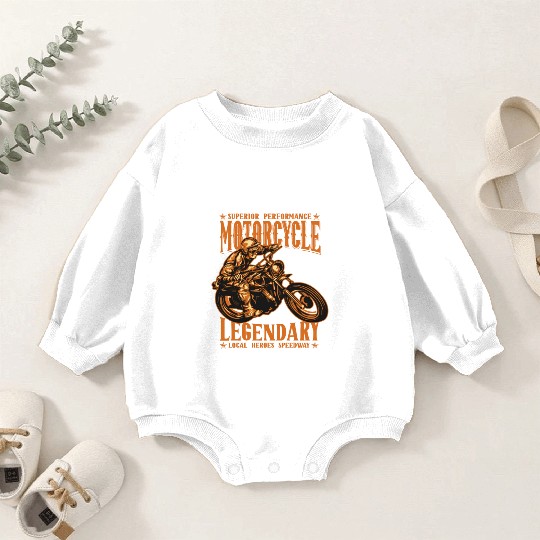 SUPERRIOR PERFORMANCE MOTORCYCLE LEGENDARY Baby Romper Sweatshirts