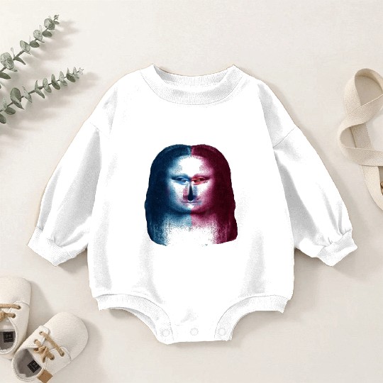 Monalisa Concept Leonardo Da Vinci Baby Romper Sweatshirts
